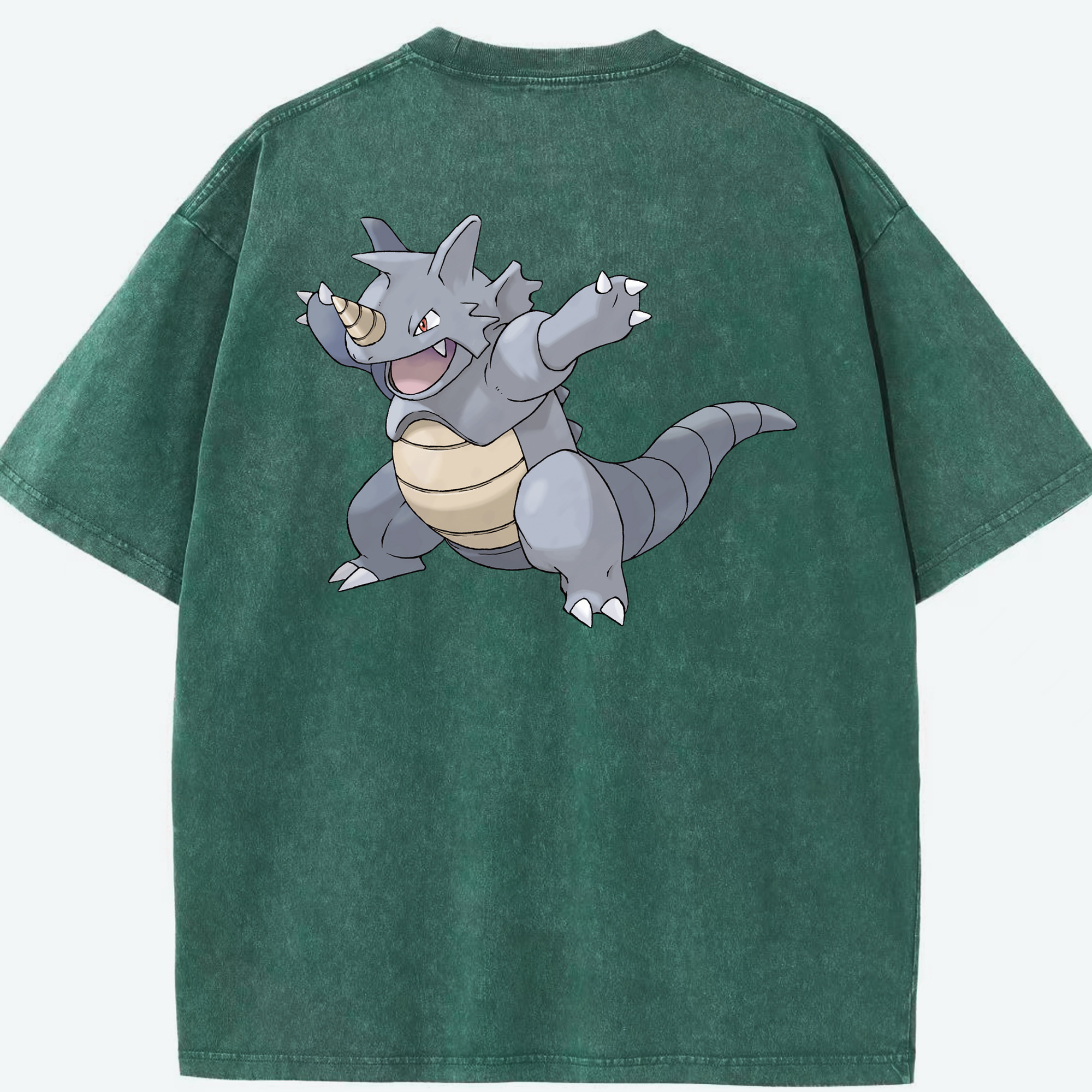 （画像用） ポケットモンスター Pokémon 綿100% ヴィンテージ風 半袖Tシャツ（背面プリント）